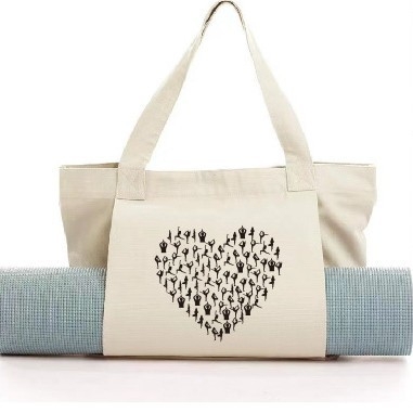 Jooga hoidjakott kanvas materjalist, mitmekülgne organiseerija riietele, kaasaegne minimalistlik stiil, päritolu Wenzhou