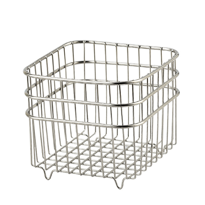 Seinasse paigaldatav köögikorv, 304 roostevabast terasest, küüslaugu ja sibula hoidmiseks, köögiviljade hoidmiseks, kaasaegne minimalistlik stiil