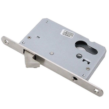 304 rozsdamentes acélból készült zártest, modell 50SD, egyetlen kampóval, fa- és csúszóajtókhoz