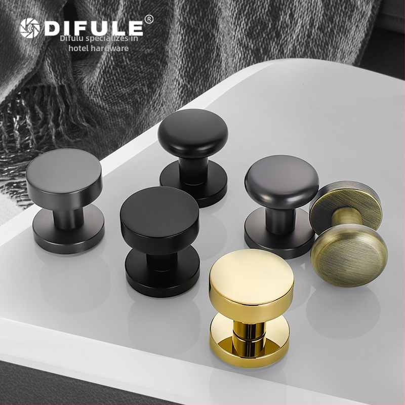 Paslėpta durų spyna su vienpusiu mechanizmu — cinko lydinys, modelis DFL-719, šiuolaikiškas minimalistinis stilius, tinkama paslėptoms durims, medinėms durims ir vonios durims