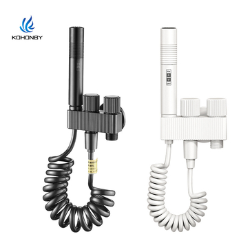 Seinakinnitusega bideti-spruut, kahekordne juhtimine, kolmetee ventiil, mudel L8712, alumiinium, sobib WC-ile ja rõdule