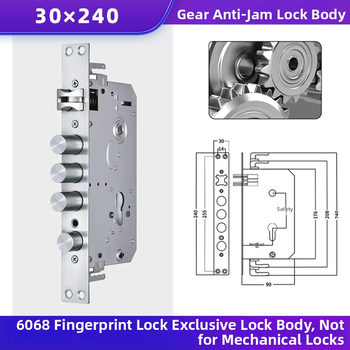 Nerūdijančio plieno užrakto korpuso priedų rinkinys, modelis 73#, saugioms durims, svoris 0,8