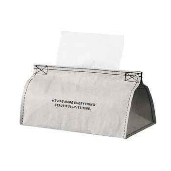 Kutija za maramice od DuPont Paper PP, vodootporna, višestruka namjena, s tiskom loga, prilagodljiva, paket od 50 kom., za automobil, dnevni boravak i kupaonu