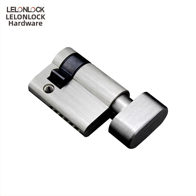 Cilindrs aizslēgšanai no vara, bumbierveidīgā forma, modelis RCR-08, virsmas apdare: smilšu niķelis un gaišs hroms, darbība: griešanās