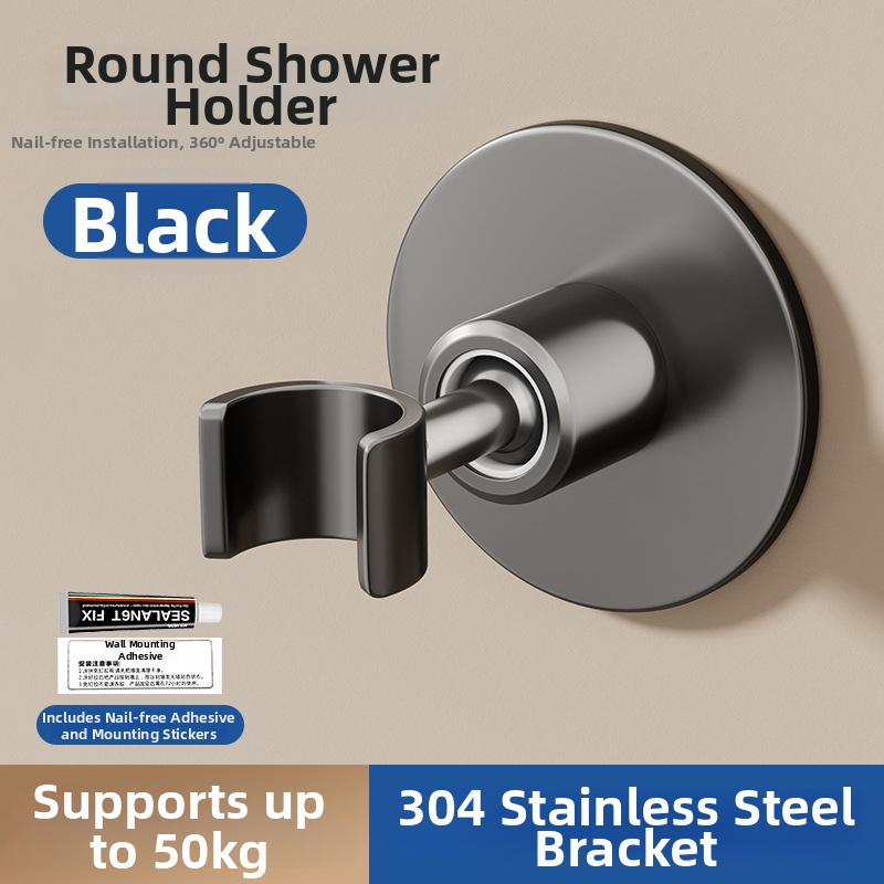 Dušo galvos laikiklis rankiniam dušui, nerūdijantis plienas, be gręžimo montavimas, model Hand spray bracket, 1.6 MPa