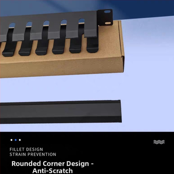 Geležinis tinklo kabelių tvarkymo laikiklis, 12-Gear/16-Gear/24-Gear opcijos, modelis pt24, skirtas integruotai kabeliavimui