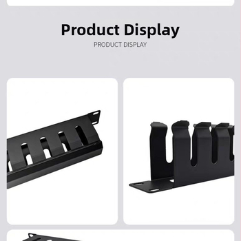 Geležinis tinklo kabelių tvarkymo laikiklis, 12-Gear/16-Gear/24-Gear opcijos, modelis pt24, skirtas integruotai kabeliavimui