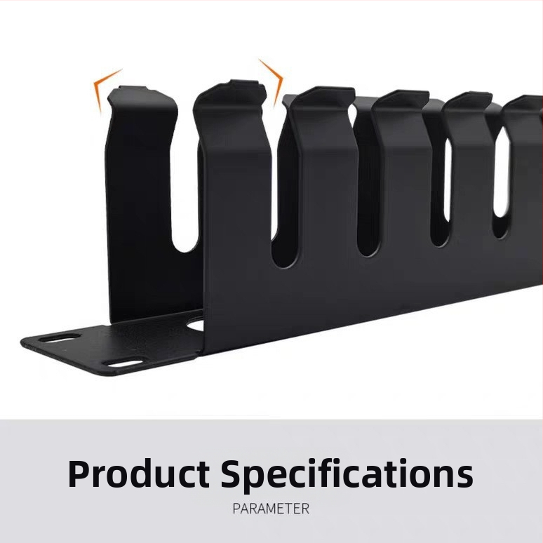 Metāla vadības kabeļu plaukts tīklam, 12-Gear/16-Gear/24-Gear opcijas, modelis pt24, integrētajam kabelējumam