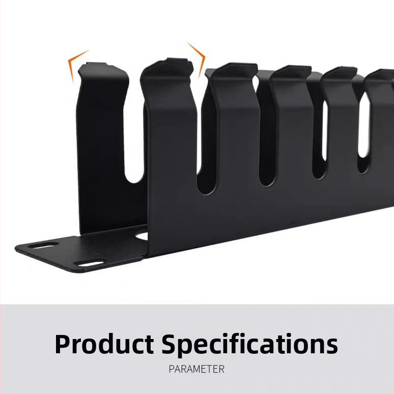 Metāla vadības kabeļu plaukts tīklam, 12-Gear/16-Gear/24-Gear opcijas, modelis pt24, integrētajam kabelējumam