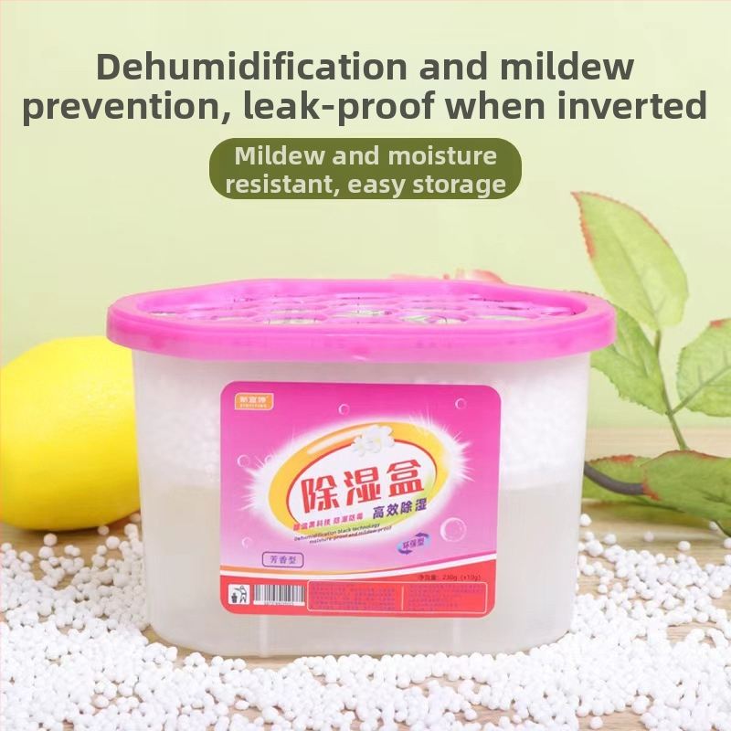 Kodu kasutamiseks mõeldud niiskuse eemaldaja ja desikant — niiskust imav kast ja desikantkott riidekappidele ja üliõpilaste ühiselamutele