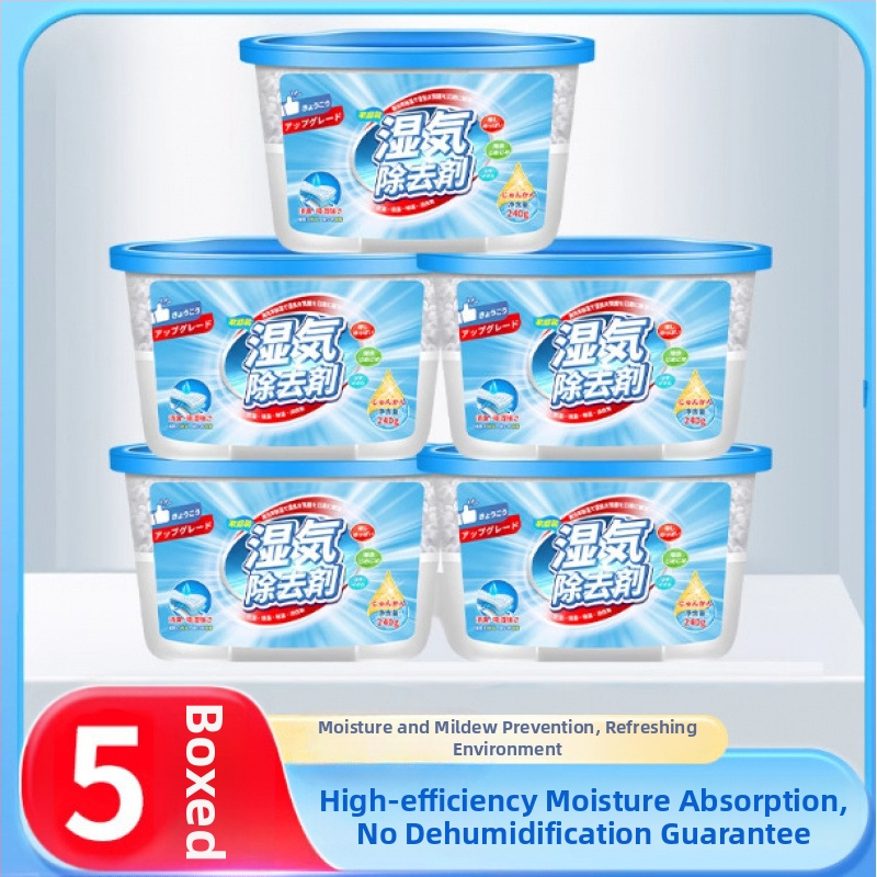 Kodu kasutamiseks mõeldud niiskuse eemaldaja ja desikant — niiskust imav kast ja desikantkott riidekappidele ja üliõpilaste ühiselamutele