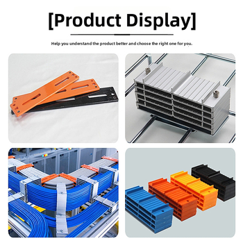 Kabeli haldamise riiul - Plastist sisemine kabeli korraldaja, tootenumber 0005