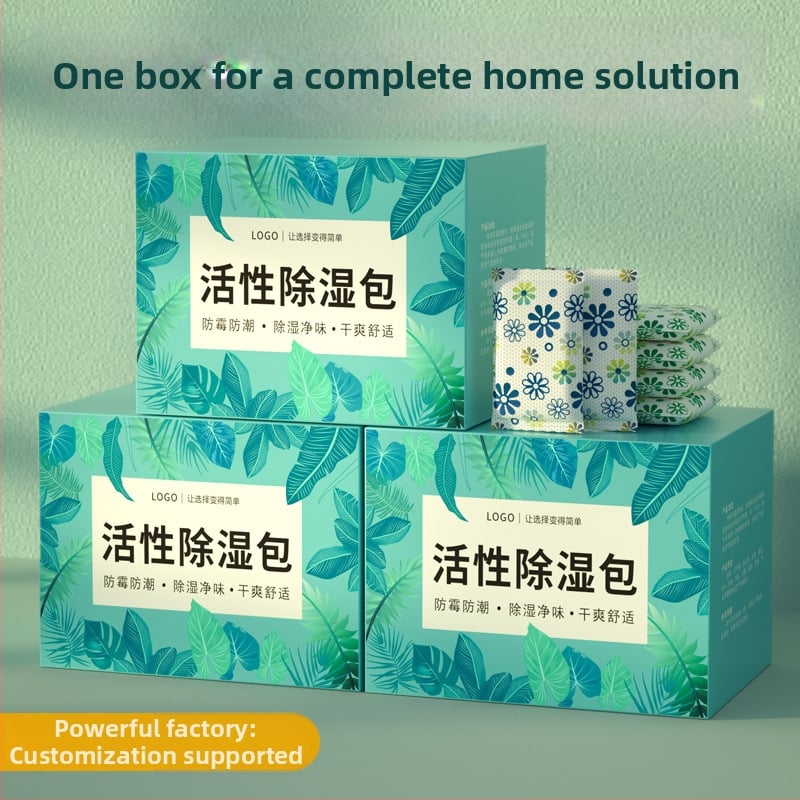 Aktivinio anglies džiovinimo maišelis — namų drėgmės sugerėjas, Black Elf, 40 vnt., pakuotė maiše, lygi plokštuma