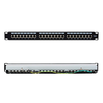 Tiandi 24-portiline kaitstud jaotusraam metalse korpusega, Gigabit FTP, Cat5e