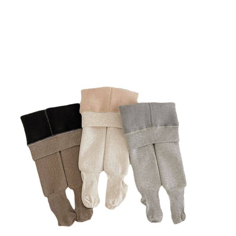 Tüdrukute talvised fliisiga leggingud, paks viskooskiud 70.5%, sobiv vanus 3–8 aastat