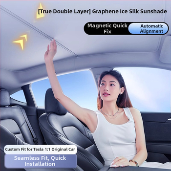 Tesla grafeno saulės skydelis stogui, spaudimo montavimas, Honglin prekės ženklas