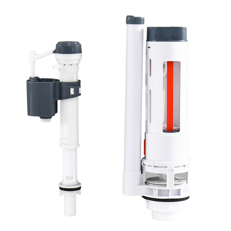 Componente montat pe perete pentru rezervorul de apă al toaletei – ABS, buton dublu de spălare, intrare de apă, OEM, stil modern, Xin Leon