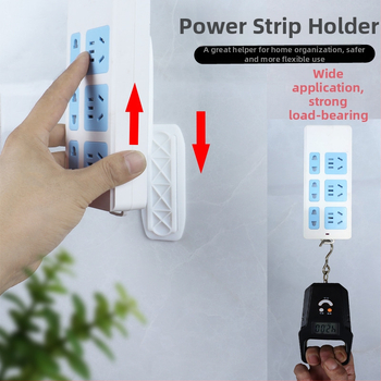 Aoju plastikust kaablite organiseerija, seinale paigaldatav, joonisstiil, sobib köögile, töölauale, magamistuppa ja elutoale
