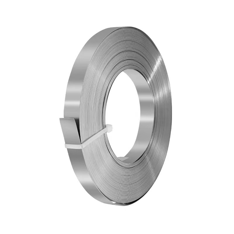 Roostevabast terasest kinnaslint – 400 kg tõmbe tugevus; rulli välimine diameeter 400 mm; rulli sisemine diameeter 85 mm; kasutus: raske pakendamine metallide, kivi ja puidu jaoks