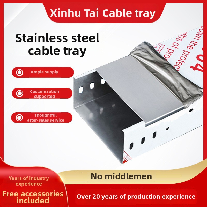 Xinhutai roostevabast terasest silla kaablikanal tööstuslikuks automatiseerimiseks tehases, kohandatud töötlemine