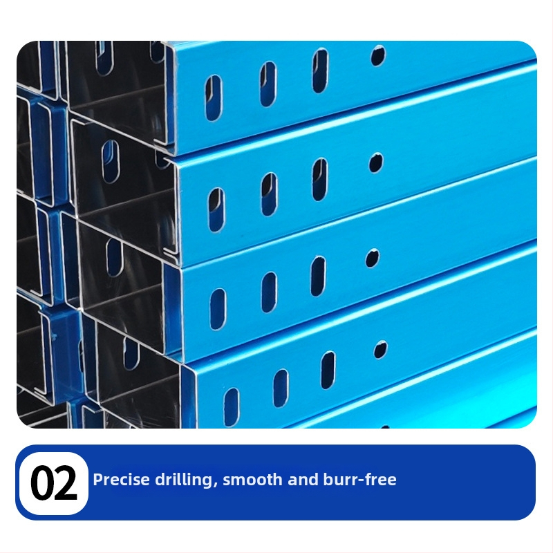 Alumínium ötvözetű kábelcsatorna, trough típus | Testreszabható | Márka: Middle Way | Alkalmas bevásárlóközpontoknak, kórházaknak, iskoláknak, metrók, alagutak és építkezési projekteknek