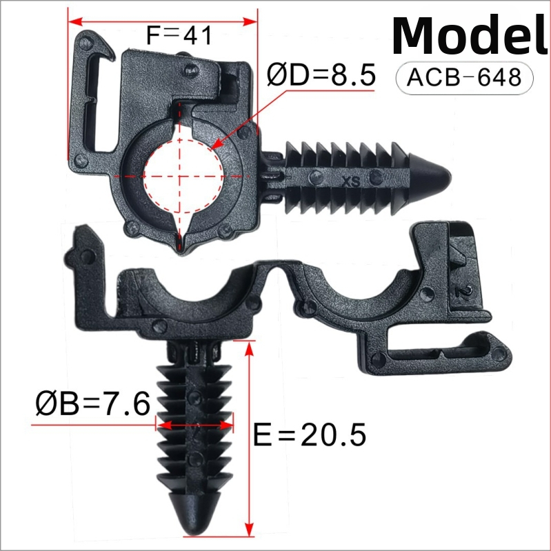 Automašīnas dzinēja vadu klips – stiprinājums eļļas un ūdens caurulēm, kabeļu turētājs, Changxing Yao