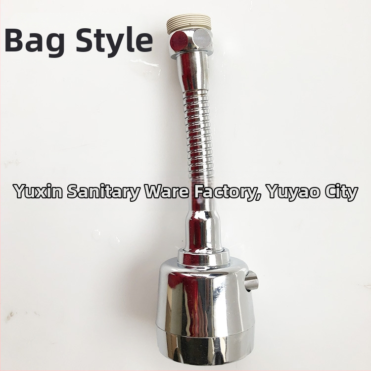 Virtuvės čiaupas su putojančia antgaliu, ABS medžiaga, srieginis jungtis, elektroplatinimas, dviejų pakopų reguliavimas, putojimo ir lietaus funkcija