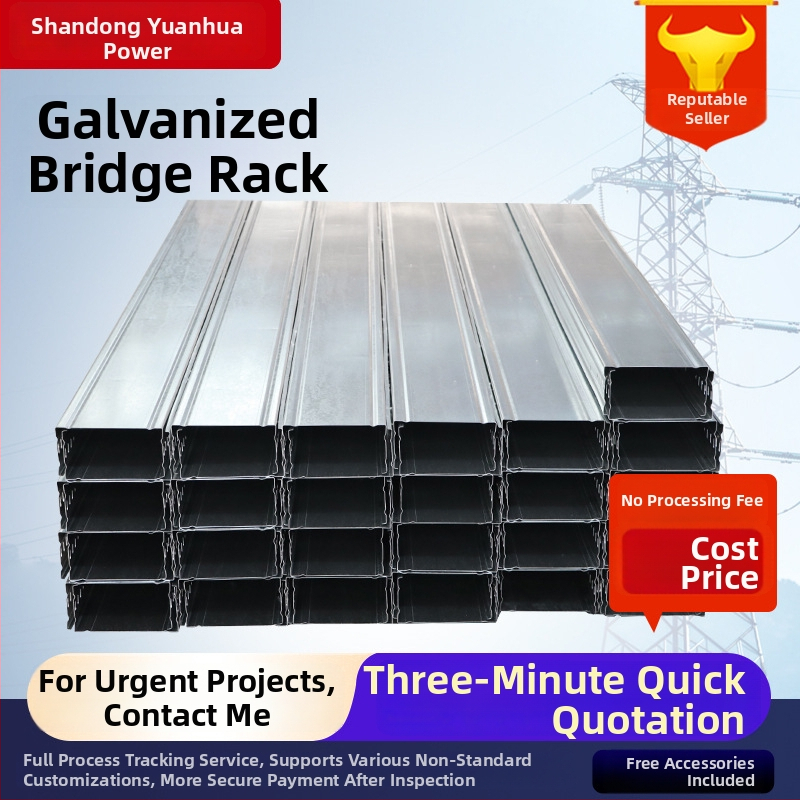 Acél kábelcsatorna, forró galvanizált, típus csatorna-létra, elektromos és telekommunikációs alkalmazásokhoz