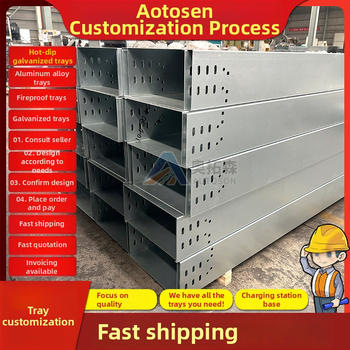 Alumíniumötvözet kábelhíd, Zn-Al-Mg ötvözet, csatorna típus, nagy fesztáv, alacsony feszültségű elektromos hálózat