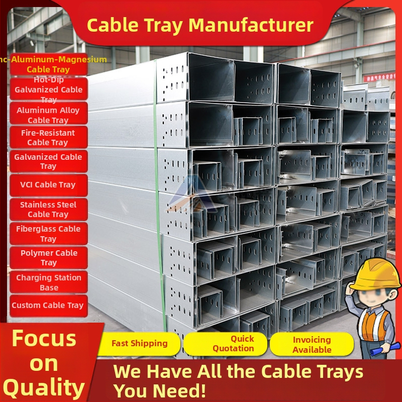 Alumíniumötvözet kábelhíd, Zn-Al-Mg ötvözet, csatorna típus, nagy fesztáv, alacsony feszültségű elektromos hálózat