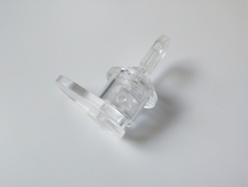 Lacăt acrilic tip G cu cheie, pentru vitrine, Hatta