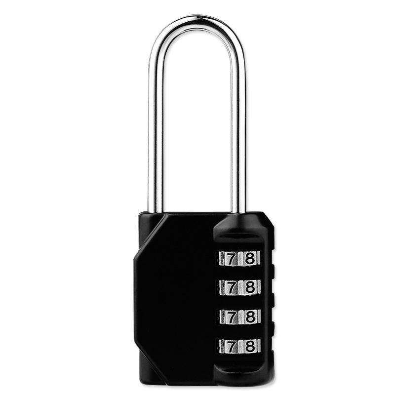 Τετραψήφια κεφαλή κλειδώματος από κράμα ψευδάργύρου για εξωτερική χρήση – NF46 μακρύς δοκός, πάχος ράβδου 3,7 mm, απόσταση ράβδων 15 mm; κατάλληλο για πόρτες, παράθυρα, ντουλάπες γυμναστηρίου, συρτάρια και κουζίνας