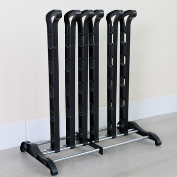 Įėjimo durų batų ir bagažo laikiklis — plieno konstrukcija, modeliai J036C/J036L/J036LA, modernus minimalistinis stilius, standartinis plotas