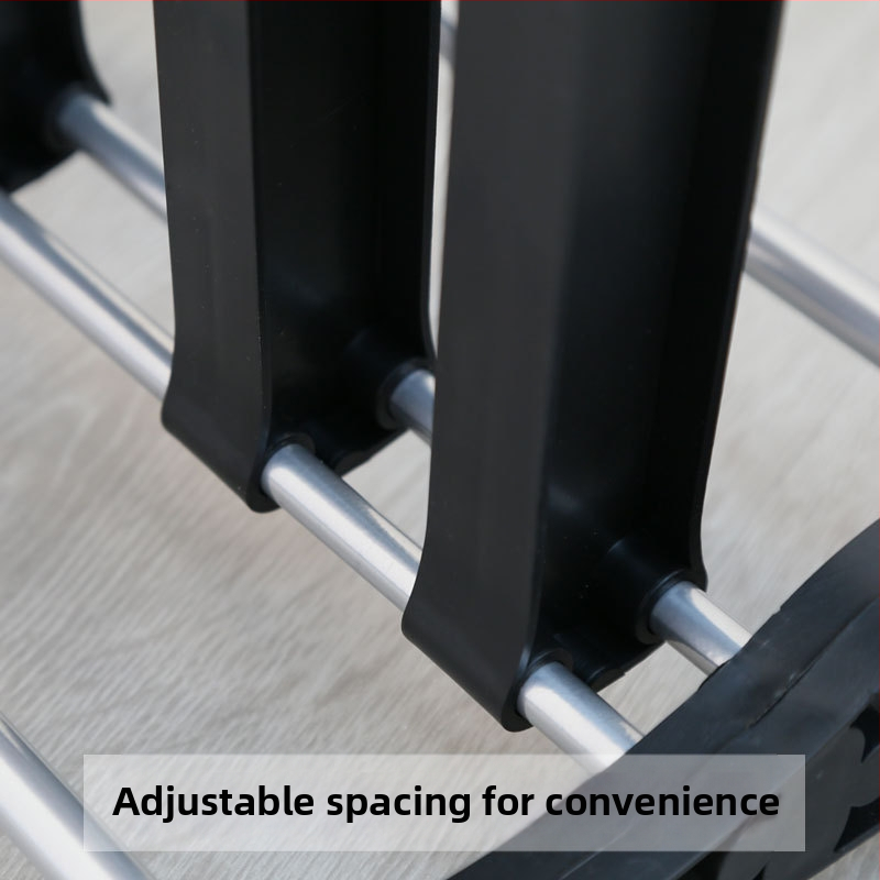 Ieejas durvju kurpju un zābaku uzglabāšanas statīvs — dzelzs konstrukcija, modeļi J036C/J036L/J036LA, moderns minimālisms, standarta telpa