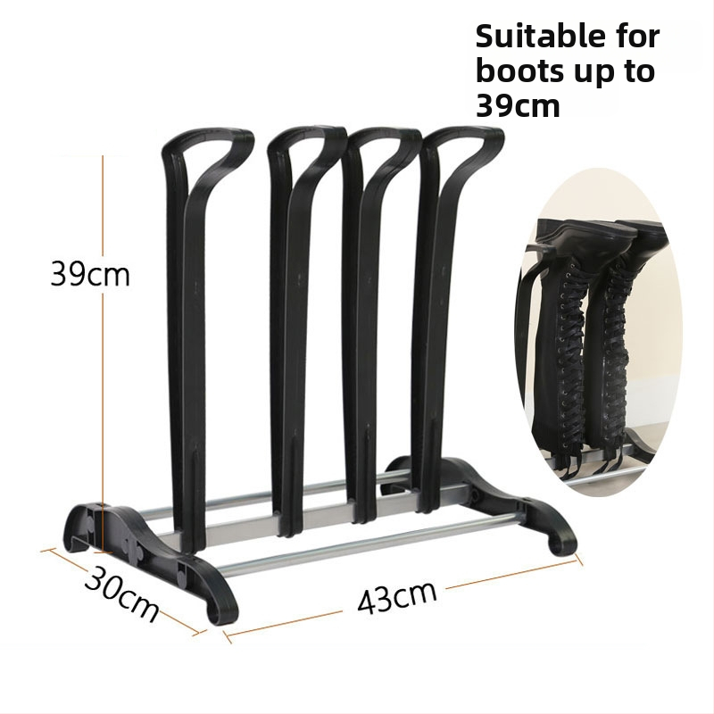 Ieejas durvju kurpju un zābaku uzglabāšanas statīvs — dzelzs konstrukcija, modeļi J036C/J036L/J036LA, moderns minimālisms, standarta telpa