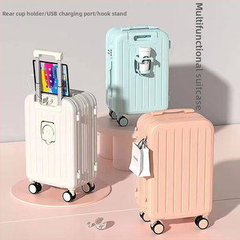 Reisikohver universalsete ratastega, ABS+PC korpus, kaal 3 kg, tõmbluku avamine, triibuline muster, polüestri vooder, tavaline kombineeritud lukk (ABS+PC materjal, 3 kg, tõmblukk avamine, universaalsed rattad, tavaline kombineeritud lukk)