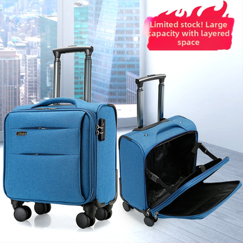 Mini reisikott universaalsete ratastega, Oxford-kangas, veekindel ja vargusvastane, tõmblukk avamine, tavaline paroolilukk