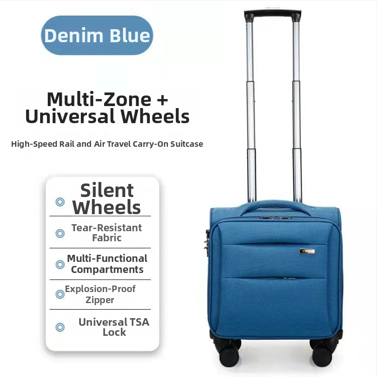 Mini reisikott universaalsete ratastega, Oxford-kangas, veekindel ja vargusvastane, tõmblukk avamine, tavaline paroolilukk