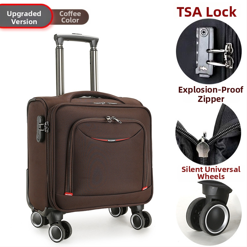 Mini reisikott universaalsete ratastega, Oxford-kangas, veekindel ja vargusvastane, tõmblukk avamine, tavaline paroolilukk