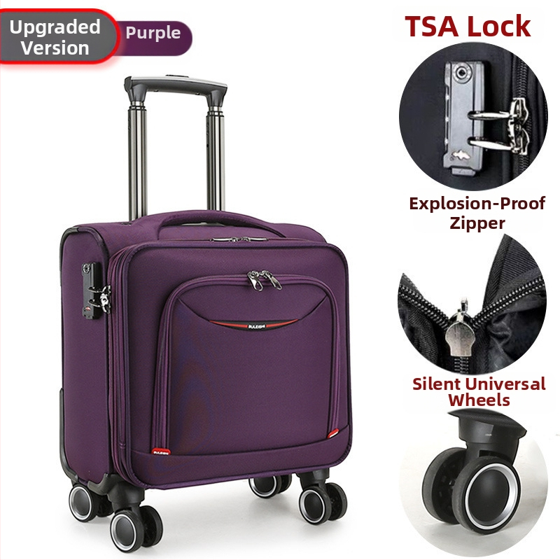 Mini reisikott universaalsete ratastega, Oxford-kangas, veekindel ja vargusvastane, tõmblukk avamine, tavaline paroolilukk