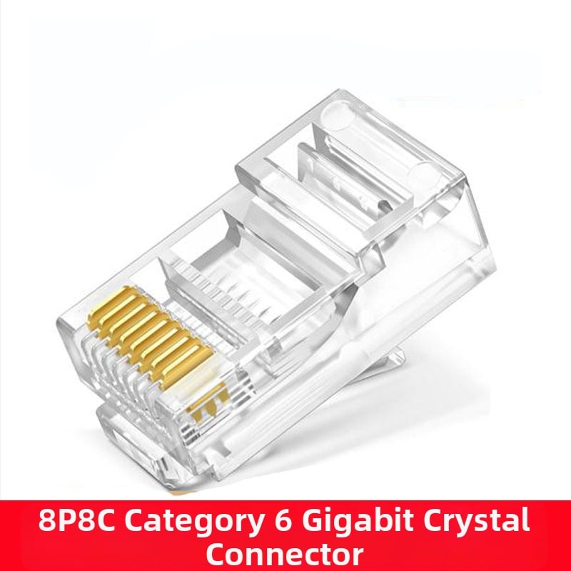 Cat6e 8P8C RJ45 Gigabit Ethernet jungtis