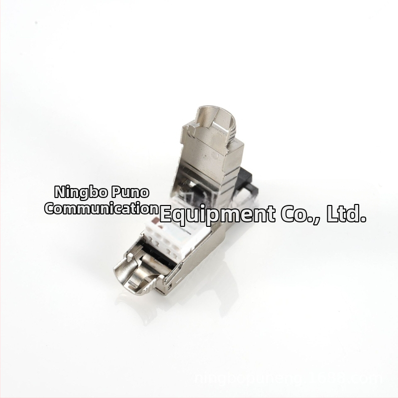 PUDI rūpniecības aizsargāts RJ45 savienotājs Cat6A/Cat7/Cat8 – integrēta vadu izvade, licencēta privātā etiķete