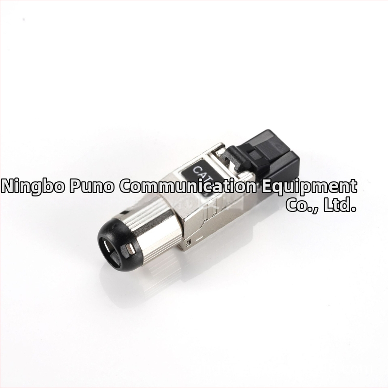 PUDI rūpniecības aizsargāts RJ45 savienotājs Cat6A/Cat7/Cat8 – integrēta vadu izvade, licencēta privātā etiķete