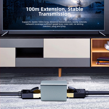 Yonghang 10 Gb/s apsaugotas RJ45 tinklo pailgintuvas adapteris