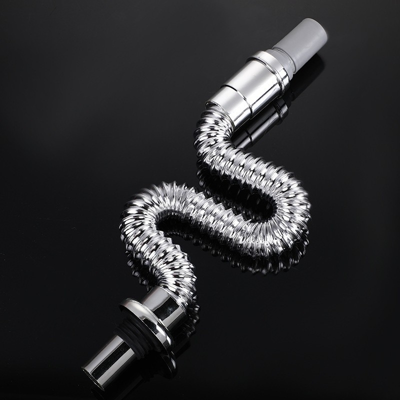 Mosdólefolyócső, P-alakú, ABS műanyag, húzótípus, testreszabható feldolgozás, márka Yellow Nest