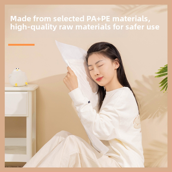 Deli LM200 Vakuumska kompresijska vreća za odjeću i putnu pohranu – PVC materijal, kompresija isisavanjem zraka, bez pumpe