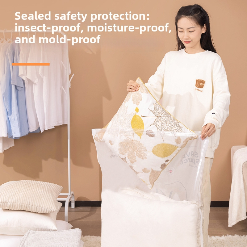 Deli LM200 Vakuumska kompresijska vreća za odjeću i putnu pohranu – PVC materijal, kompresija isisavanjem zraka, bez pumpe