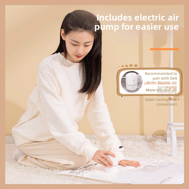 Deli LM200 Vakuumska kompresijska vreća za odjeću i putnu pohranu – PVC materijal, kompresija isisavanjem zraka, bez pumpe