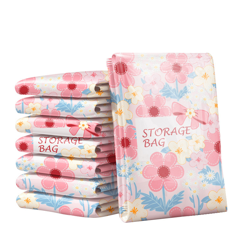 Vakuumska kompresijska vrećica, ojačana verzija, PET+PE materijala, usisni tip, bez pumpe, za odjeću i pokrivače