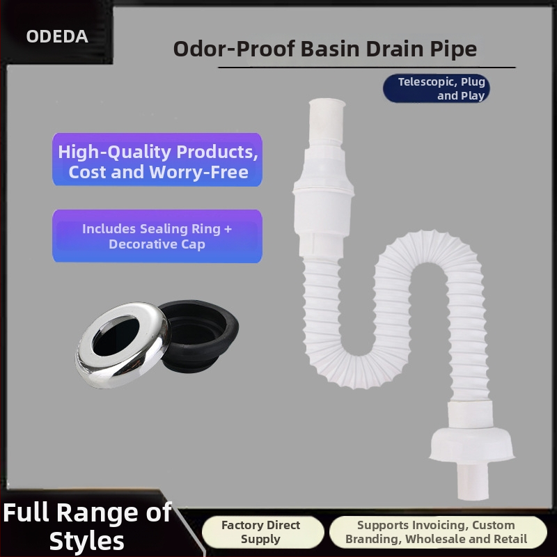 Okoda produžni odvod za sudoper, ABS, S-oblik, model XSG-0001